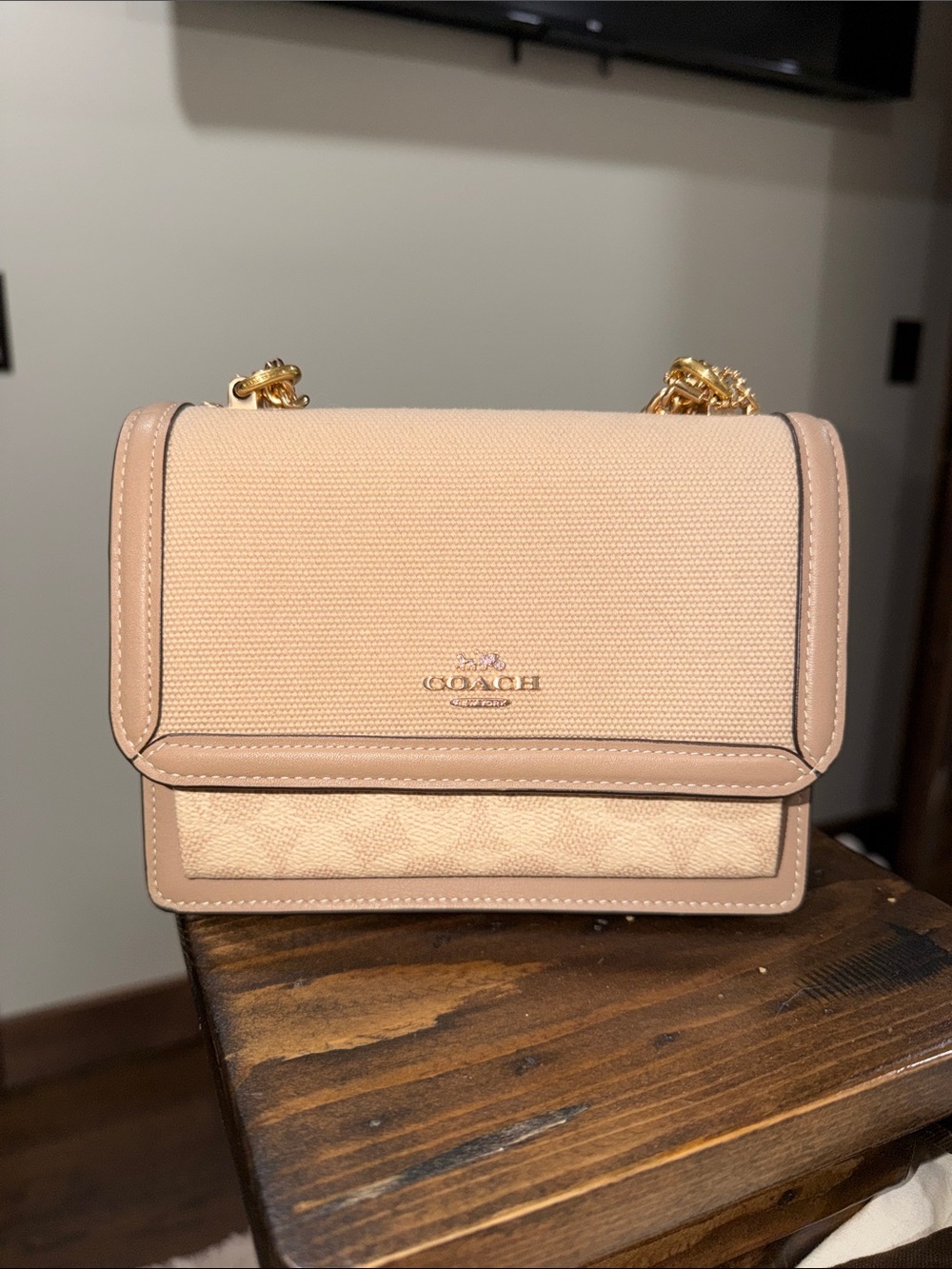 Coach Klare crossbody in beige (smaller size - see last picture for details)